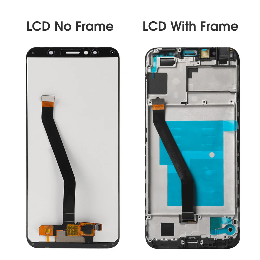 5.7 "Display Para Honor 7C LCD AUM-L41 Display Touch Screen Digitador ATU LX1/L21 Para Honor 7A Pro AUM-L29 Tela de exibição