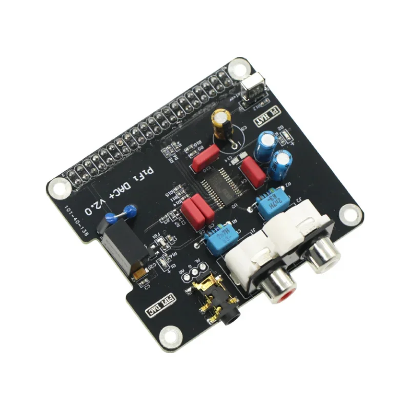 Carte son audio de radiateur HiFi, PCM5122, interface I2S, 384KHz, indicateur LED pour Raspberry pi, 2, 3, B +, Ardu37Tech
