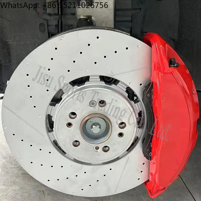 

6 горшков моноблочного тормоза, автомобильные тормозные комплекты G63, 400 мм, диски, 20-дюймовые передние тормозные диски для Mercedes Benz S350 2006 W22