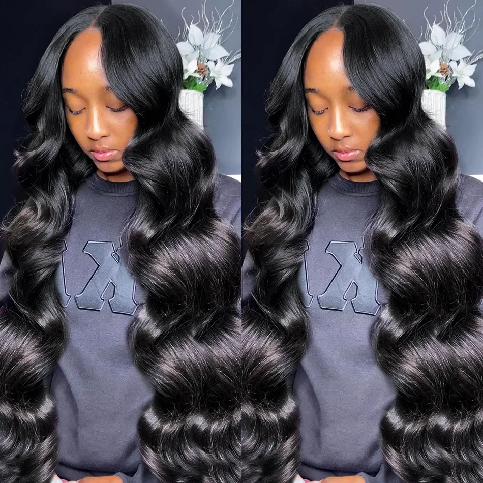 

40-дюймовый парик из натуральных волос объемной волны 13x6 HD, парик из натуральных волос на кружеве, плотность 250, парик из натуральных волос на кружеве, 100% человеческие волосы, влажные и волнистые