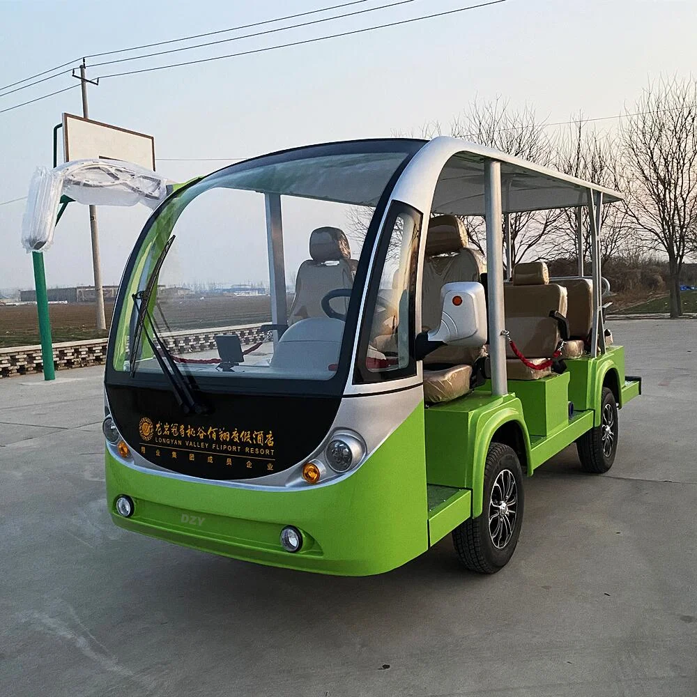 The resort hotel receives an electric golf cart, a classic car, and a 14 seat shuttle sightseeing bus