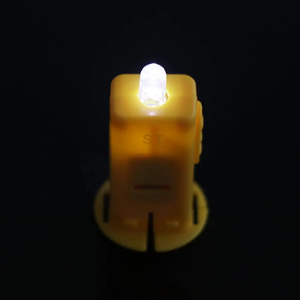 10pcs Electronic Light Lantern LED Wick DIY Material Built-in Lamp Lantern Light Miniature Yellow Wicks Lamp Festival