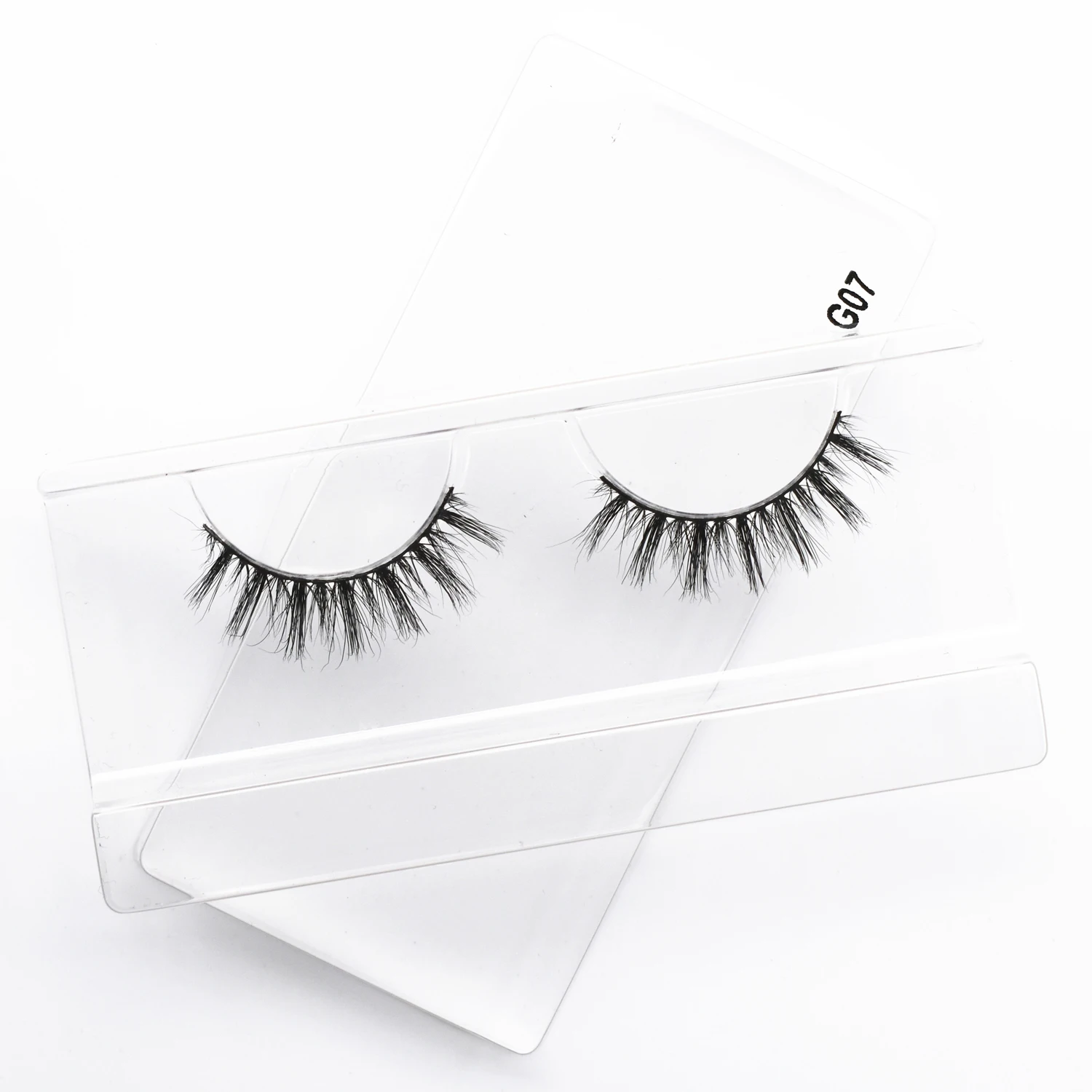 G07 Lashes 13mm Eyelashes 3D Mink Lashes Natural Long Mink Eyelashes Cruelty-free Handmade False Eyelash Makeup Lashes Extension