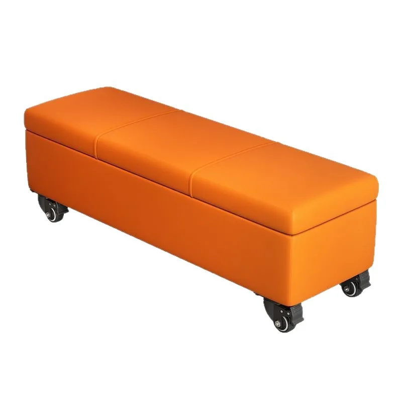 مقعد تخزين خارجي متعدد الوظائف مع عجلات مقعد عريض مقعد عثماني مقعد حذاء عالي التحمل أثاث منزلي للمكتب للاستخدام الخارجي #3
