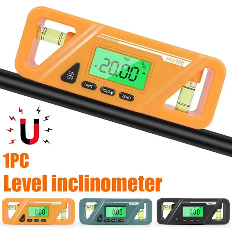 display digital nivel inclinometro angulo transferidor backlight succao magnetica eletronico precise angle measurement tool 01