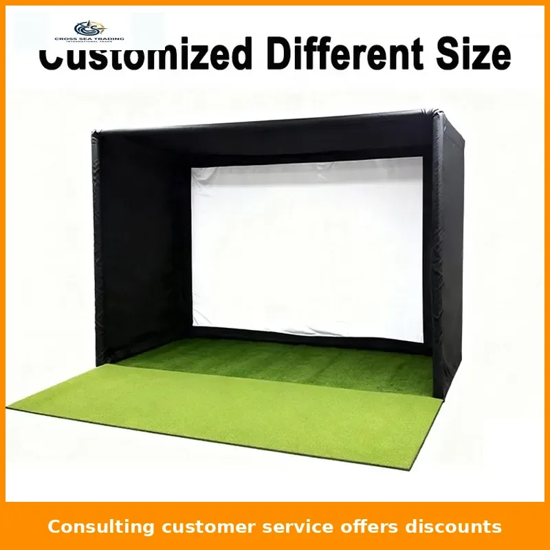 Factory Customizable Simulator Enclosure Kits Easy Set up Simulator Enclosure Nets Cage Complete Simulator Set
