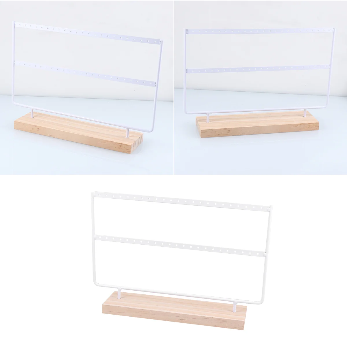 

Charming Resin DIY Ornament Earring Display Rack Accessories Storage White Jewelry Organizer Home Decor Gift Display Rack