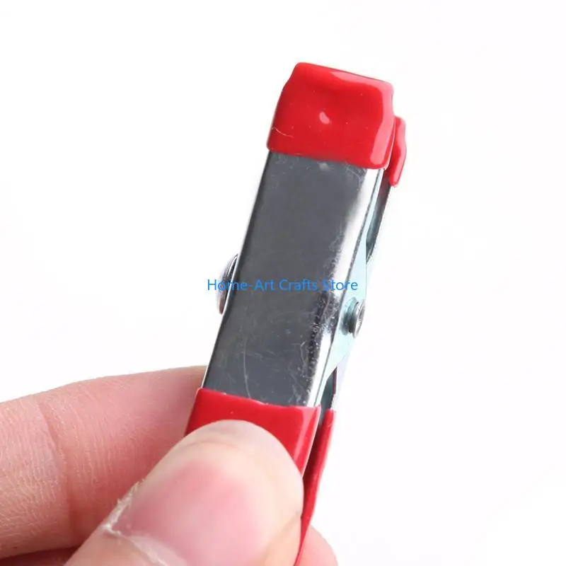 Y3NA New 10Pcs Metal Spring Clamps 2