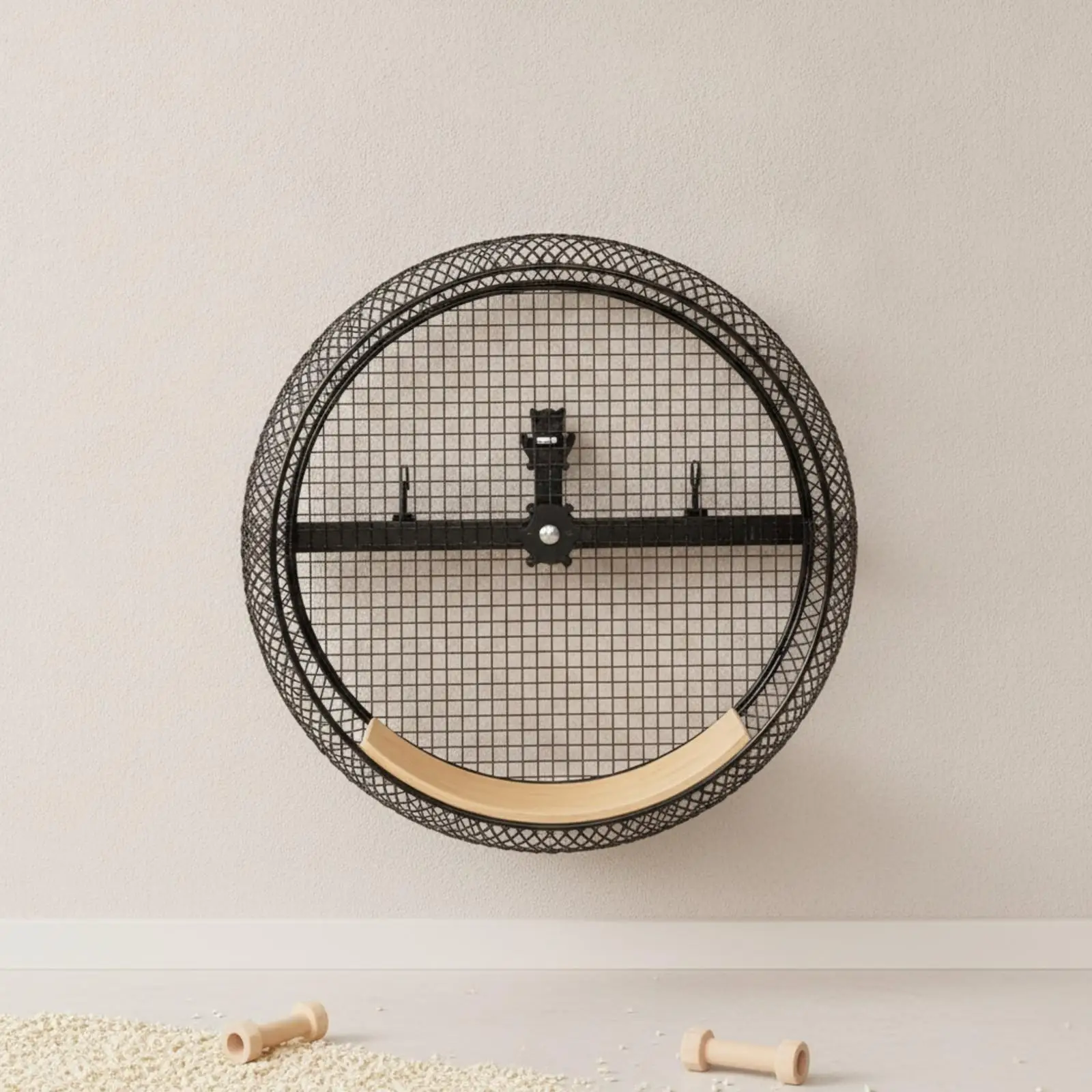 Pet Exercise Equipment Suspended Drum-Shaped Small Pet Running Wheel for Hamster Owners