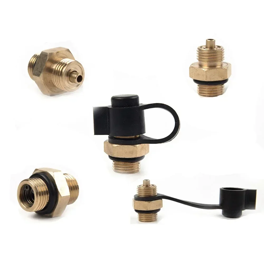 M22 To M16 Take Air Valve Universal Metal Of Truck Silver 2pc Air Tank For Air Intake Joint Truck air valve connector Car part