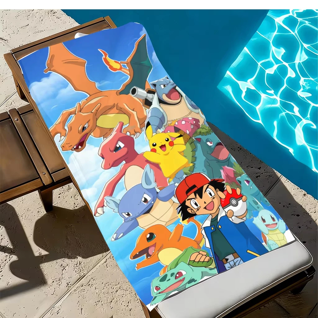 1pc Extra Large Pokemon Microf - Beach Towel Large recension och pris