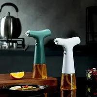Electric Olive Oil Spray Bottle Dispenser USB Charging Creative Soy Sauce Jar Vinegar Storage Bottle For BBQ Kitchen Oil Sprayer