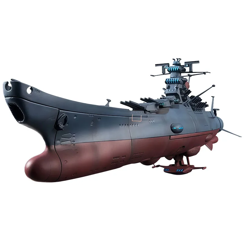 반다이 오리지널 키칸 타이젠 우주 전함 야마토 165mm 애니메이션 액션 피규어 소년을위한 장난감 크리스마스 선물 소장 모델