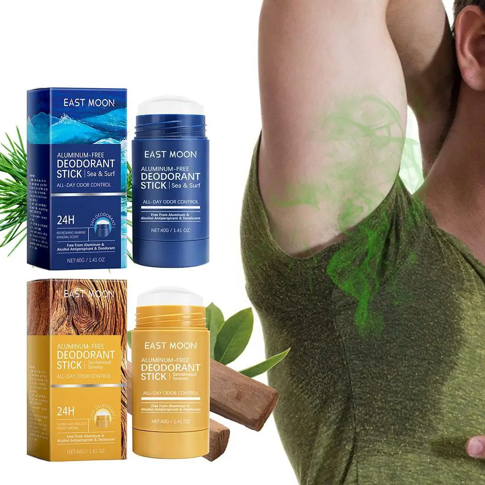 Armpit Fragrance Stick Natural Lasting Fresh Refreshing Comfortable Underarm Deodorant Antiperspirant 40g