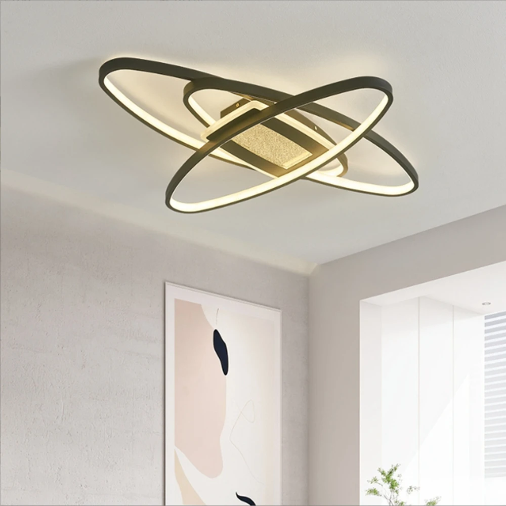 Full Spectrum Eye Protection Ceiling Light Modern Living Room Bedroom Chandelier Creative LED Indoor Decorate Lighting Fixtures