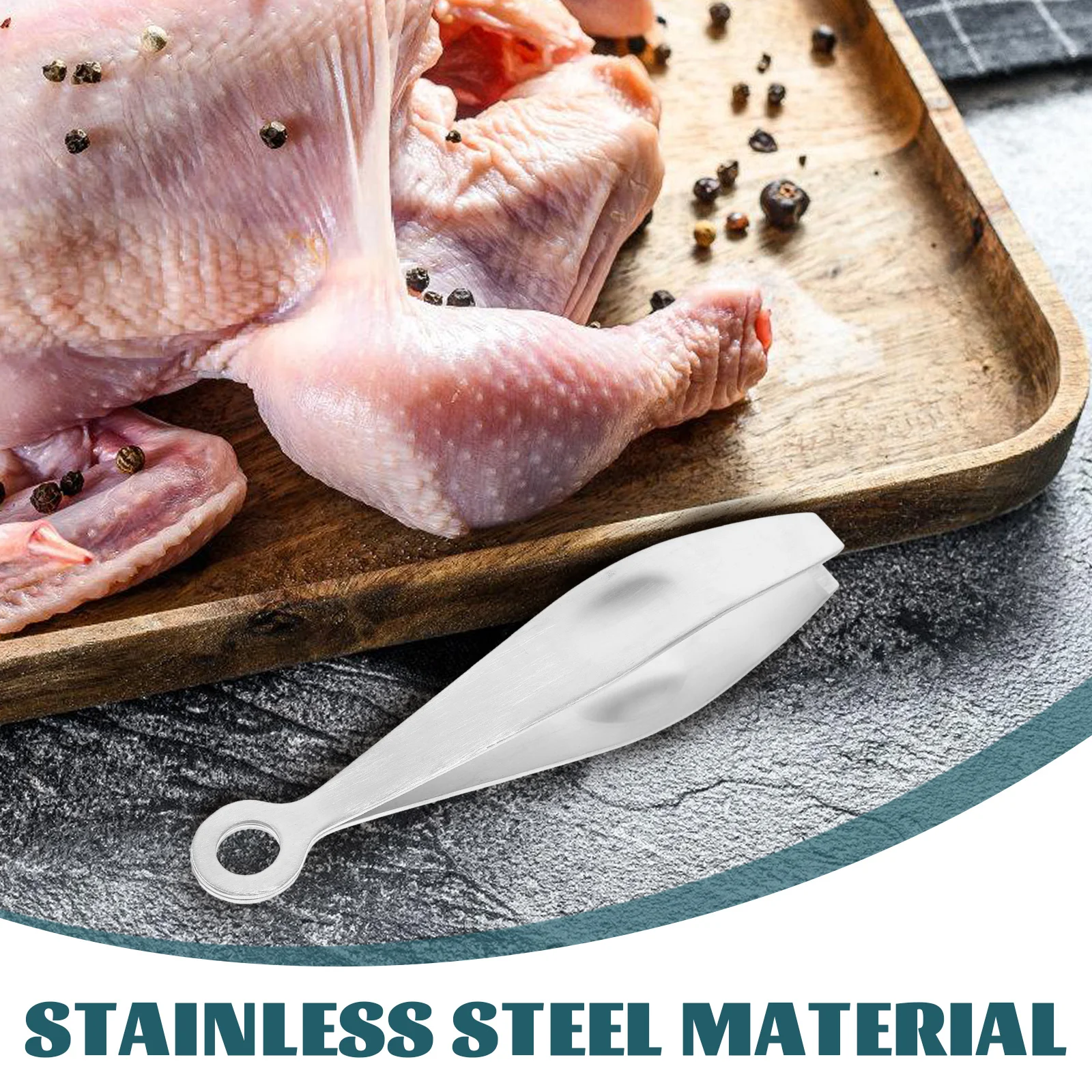 2 قطعة الفولاذ المقاوم للصدأ الأسماك العظام ملقط الدجاج إزالة الشعر الملقط أداة المطبخ أواني الطبخ الجمال أداة الخنازير أوزة الشعر
