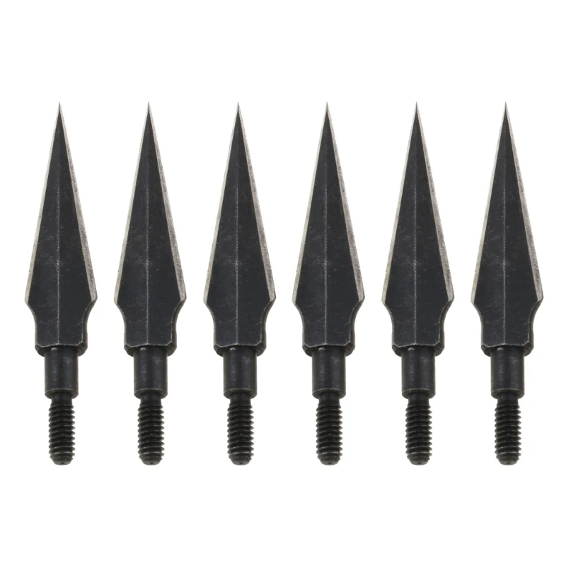 N0HA Archerys Targets Practice Hunting Tip Archerys Point Practice Field Tip Carbon Steel Archerys Tip Set