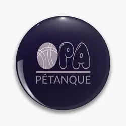 Petanque Boule Ball Game Grandfather  Soft Button Pin Gift Clothes Decor Cartoon Cute Hat Lover Women Fashion Brooch Funny