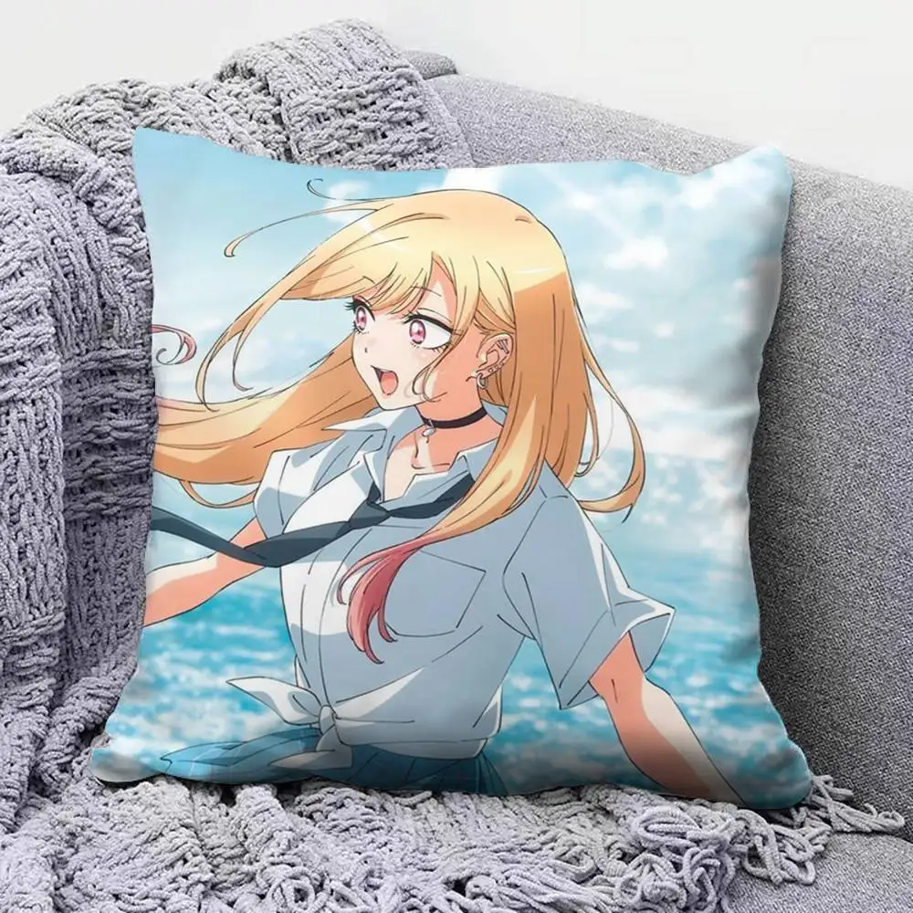 My Dress-Up Darling Marin Kitagawa  Home Sofa Cushion Covers and Aecorative Custom Pillow Covers