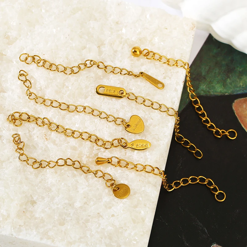 20pcs Stainless Steel Extension Chains Kit