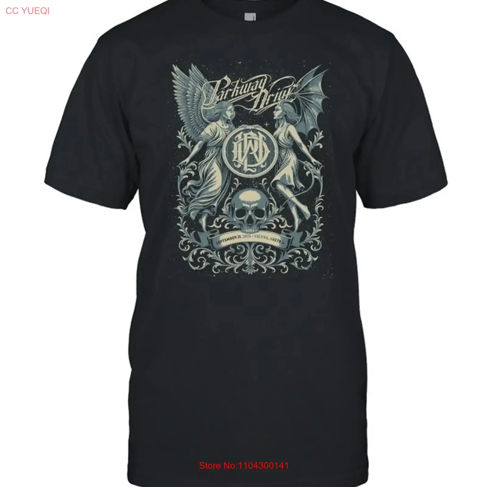 Parkway Drive T Shirt Sept 21 2025 Vienna Austria Concert Tour vintage Washed Slightly Breathable Casual homme Soft Stretched