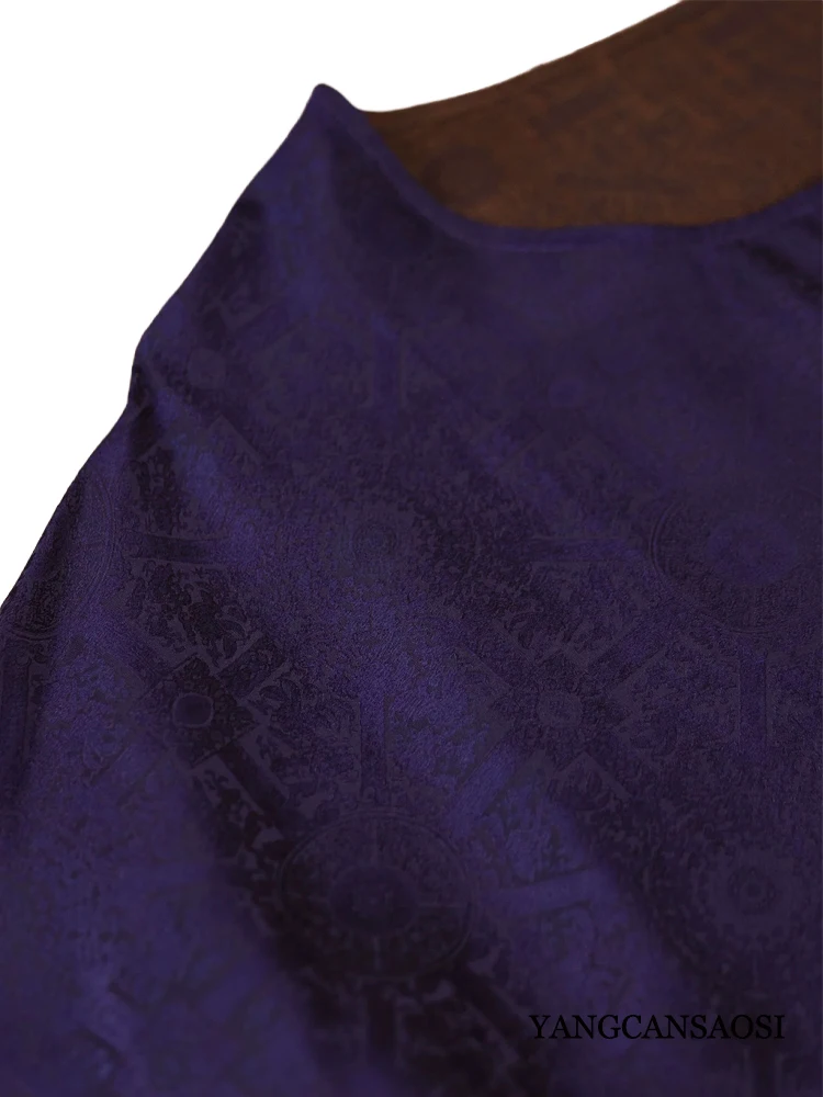 Plus Size Women's Casual Summer New 100% Natural Mulberry Silk SangBo Satin Simple Round Neck Short Sleeved T-shirt view 5