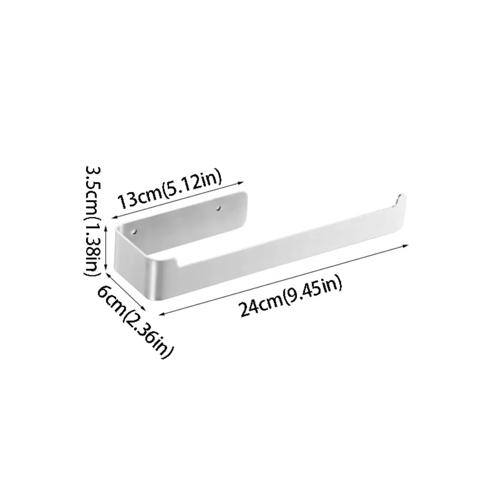 

Golden Finish Towel Holder Self Adhesive No Drill Towel Rail Punching Design Black Finish Bathroom Towel Rack Bathroom Use