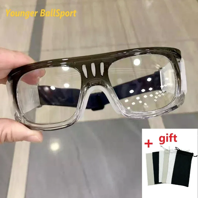 2024 Myopia Basketball Glasses Sport Eyewear Football Gradient Anti-Collision Glasses Removable Training Goggles Cycling Glasses