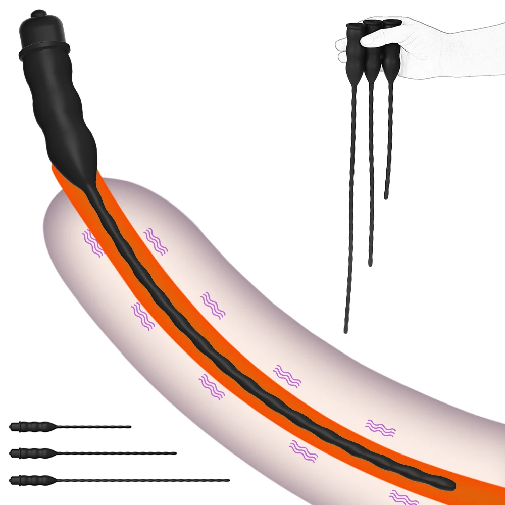 سيليكون الحصان العين عصا لعبة استثارة القضيب مجرى البول الخرز الإحليل محفز السبر مجرى البول الاستمناء ذروة الجنس لعب للرجال #6
