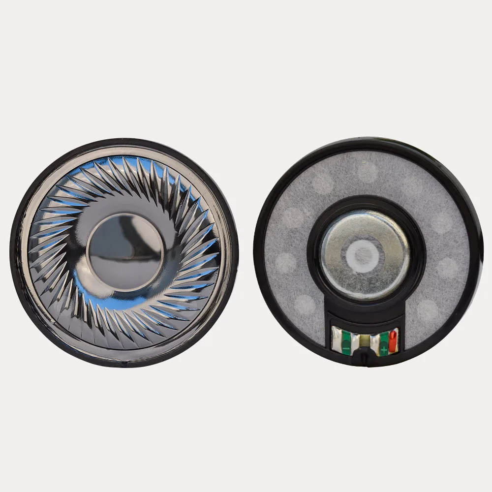 ชุดหูฟัง QIGOM รุ่น 50E13 1 คู่, 50 มม. 32 โอห์ม 115 เดซิเบล, ฟิล์มไทเทเนียม, ความละเอียดสูง, ชุดหูฟังสำหรับประกอบเองสำหรับหูฟังมอนิเตอร์