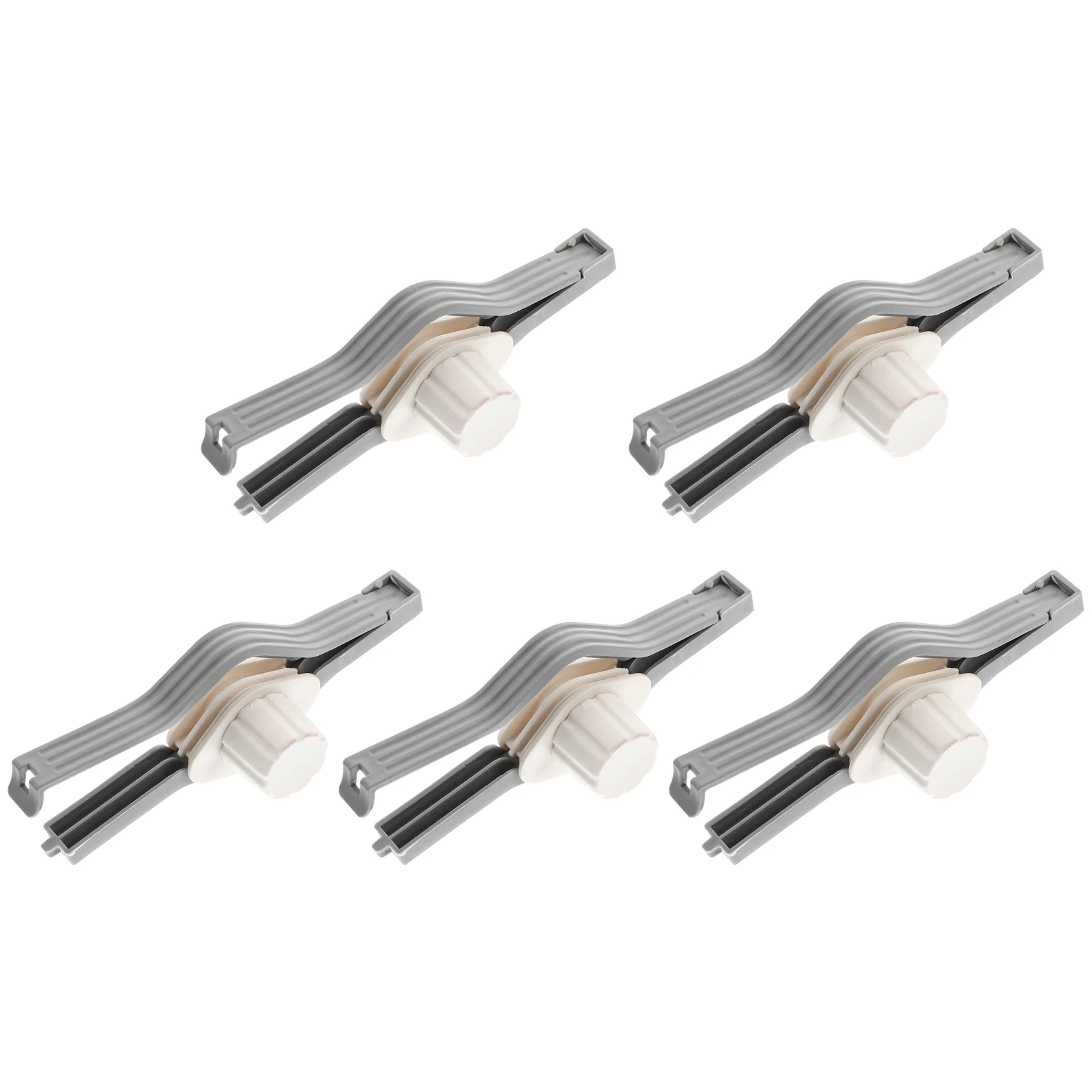 

5 Pcs Food Bag Sealing Clips Reusable Plastic Clamp for Snack Chips Dustproof Fresh Storage Kitchen Tools Gift