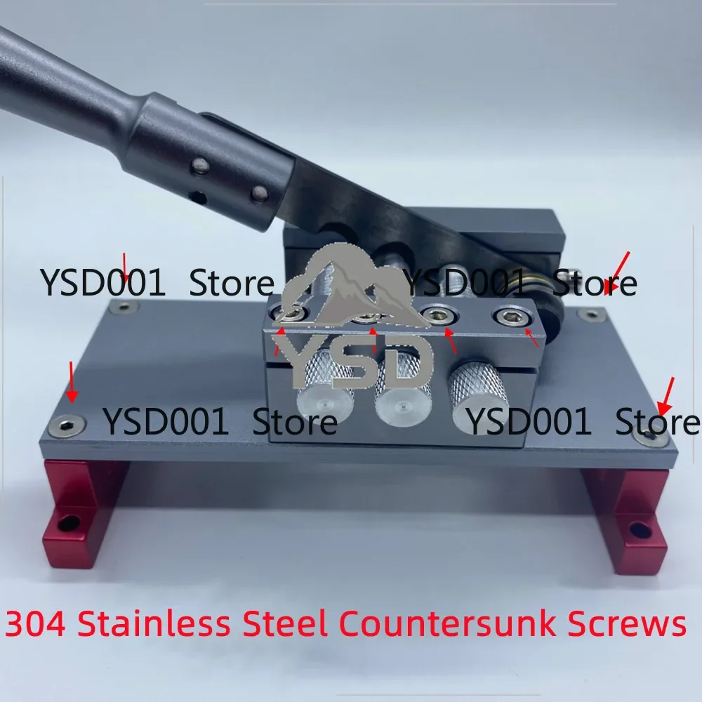 

Upgraded Lead Wire Manual Cutter | Precise Positioning Plumbum Wire Scissors | 4/5/8MM 3-Hole Heat Shrink Tube Cutter