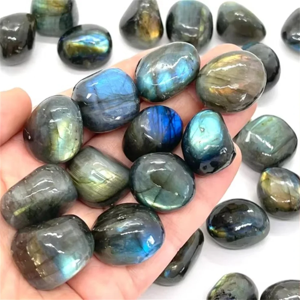 bulk items wholesale lots natur gemstones Energy Crystal Massage Stone blue Flash Labradorite polished Palm For gifts Decorate