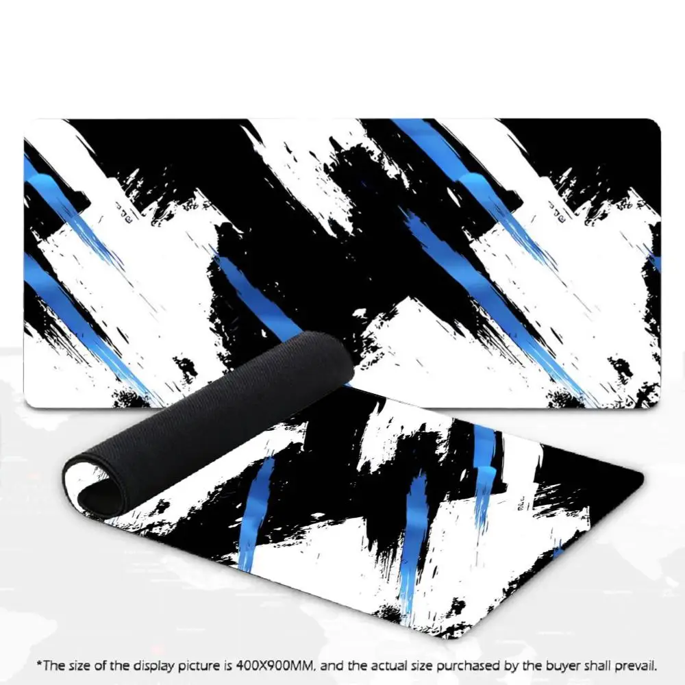 

Коврик для мыши серии Dynamic Blue Strokes, нескользящий игровой коврик для мыши, геймерский коврик для киберспорта, игровой коврик для клавиатуры, настольный коврик