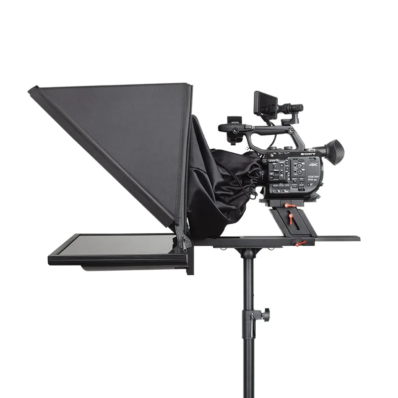 Desview-Teleprompter T22 con pantalla HD para teléfono inteligente, tableta, cámara DSLR con Control remoto, compatible con lente gran angular para Vivo