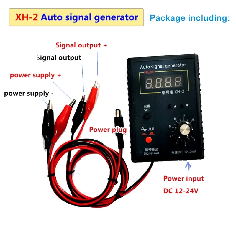 Skrzynka symulacyjna czujnika XH-2 Generator sygnału samochodowego analogowy sygnał stoper narzędzia naprawa samochodów