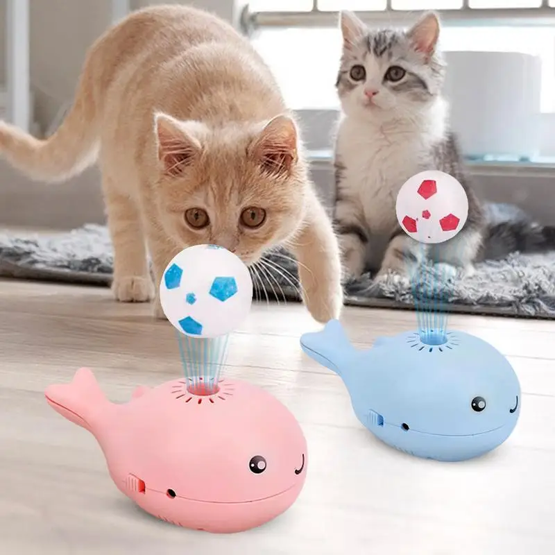 Electronic Whale Floating Ball Toys Portable Shark Fish Fan Children Mini Outdoor Fan Toy Self-Happiness Intelligence Cat Toy