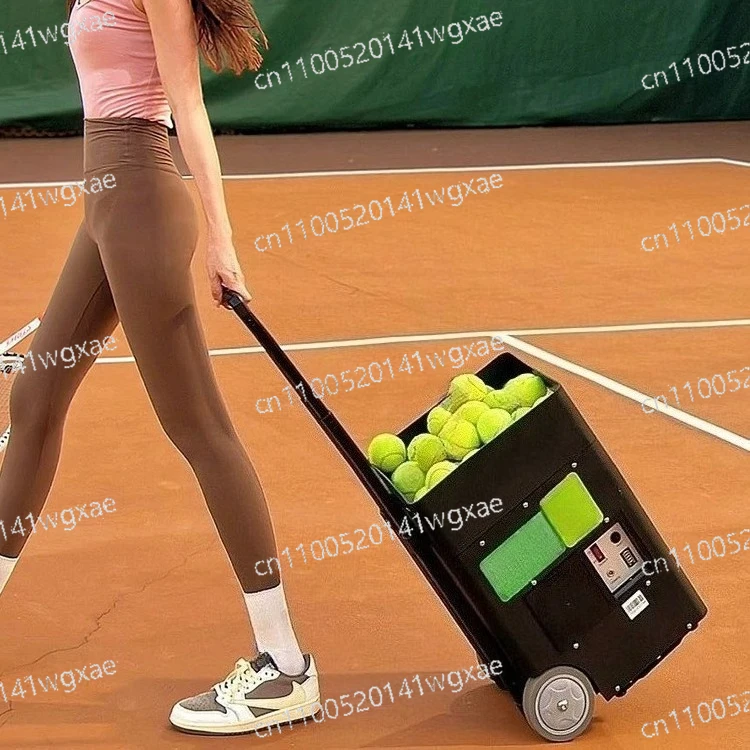 Automatic Tennis Ball Feeder Trainer with APP & Remote Control Portable Training Machine for Beginners