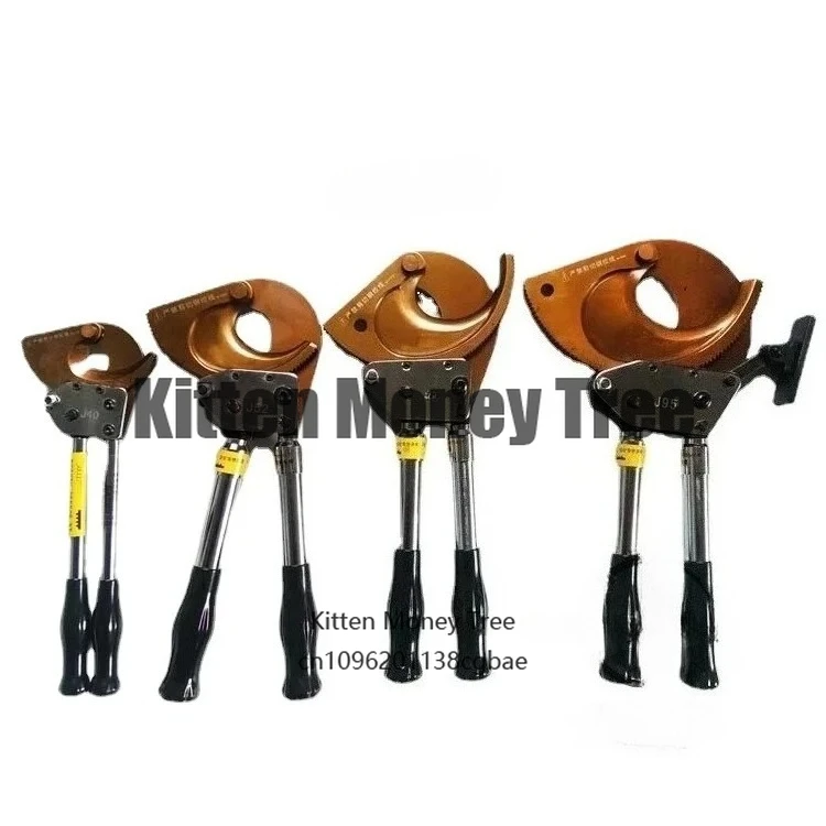 

J40 J52 J75 J95 Ratchet Wire Cutters for 3X120mm Cable Manual Steel Stranded Copper and Aluminum Wire Cutters