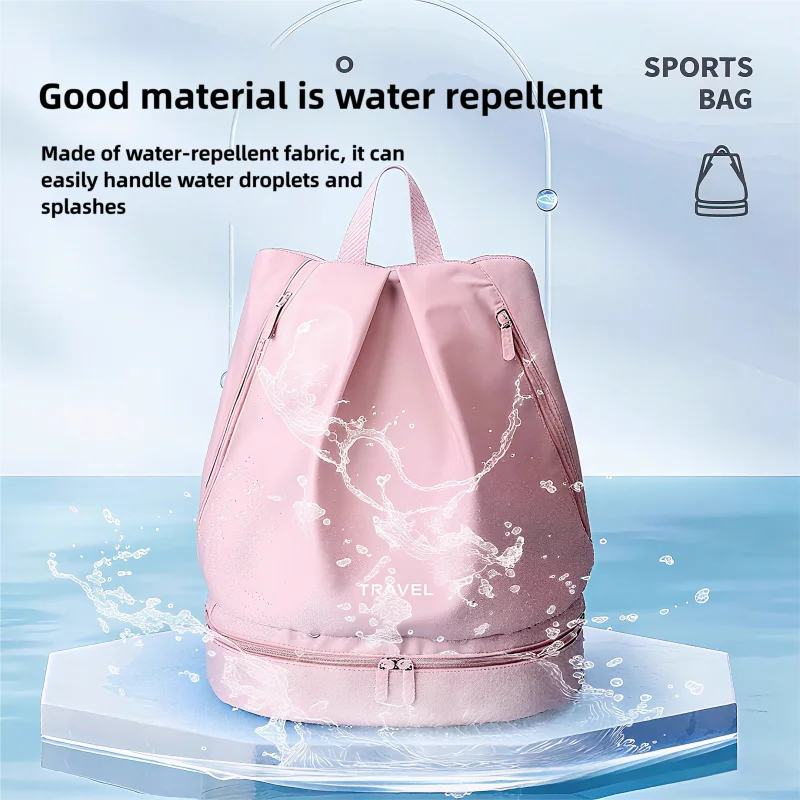 Swimming Backpack is A Large Capacity Dry Wet Separation Bag Suitable For Swimming Fitness And Travel Enthusiasts - Waterproof