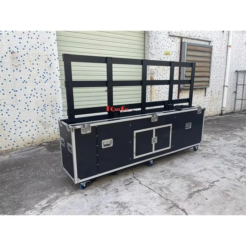 حافظة طيران نقل الرفع الكهربائية المتنقلة لدعم شاشة LED #3