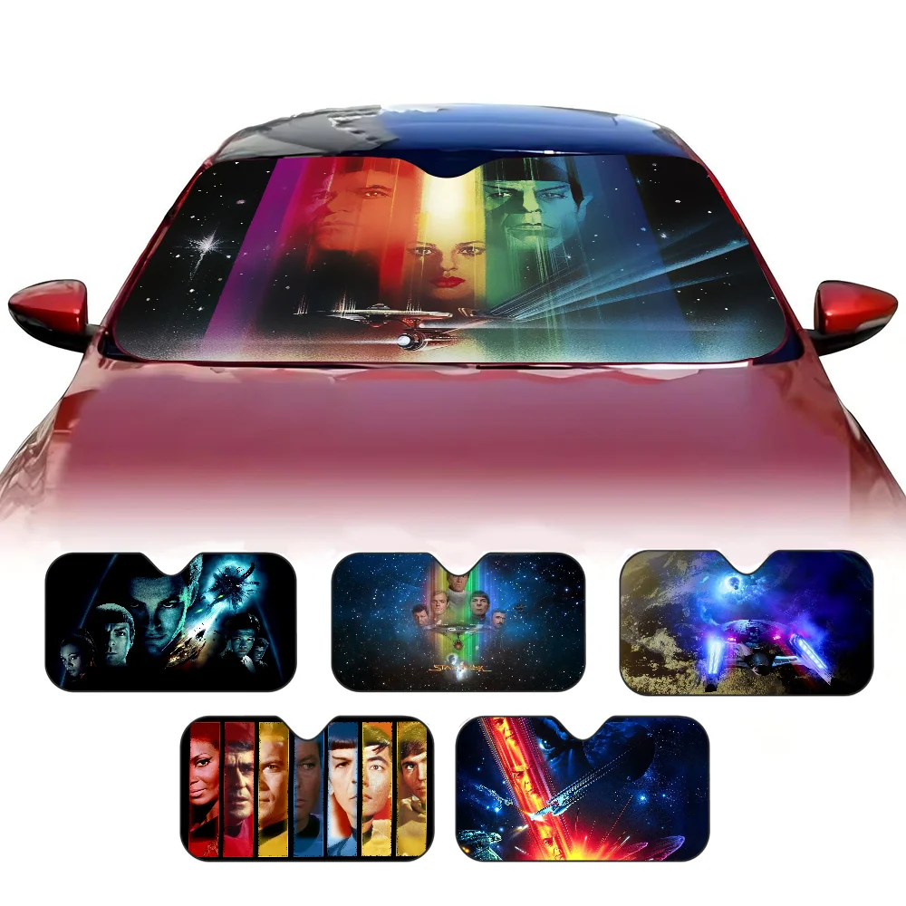 

Star T-Treks Car Sun Shades Cover Anti-UV Protection Car Window Sunshades Foldable Windshield Sunshade Accessories