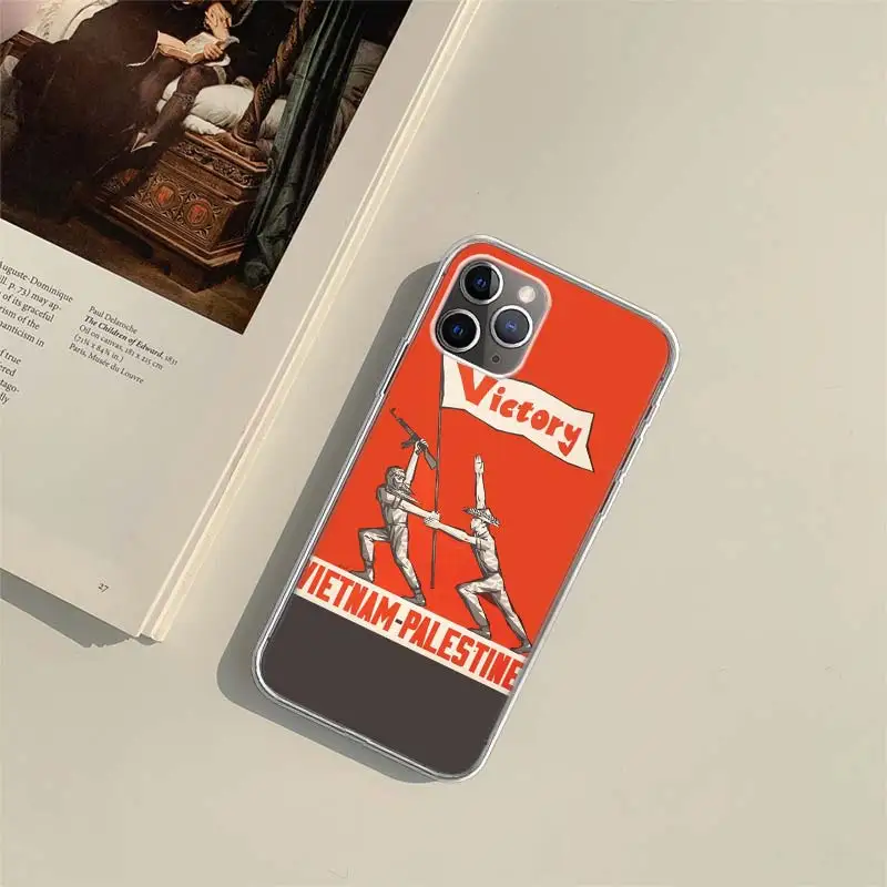 Retro Soviet printed advertising posters Phone Case For Apple Iphone 15 14 13 16 Pro Max Cover 11 12 Mini Fundas X XS Max XR 8 7