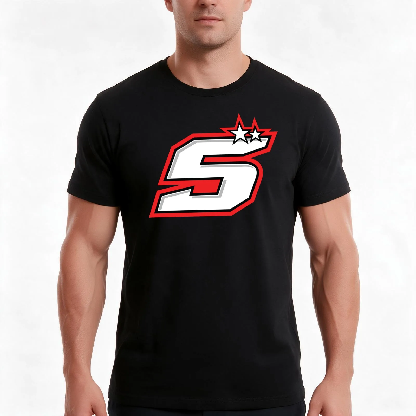 Johann Zarco 5 T-Shirt, Summer Casual Cotton Tee, Oversized Streetwear Tops, Vintage Graphic Print, Loose Fit Short Sleeve