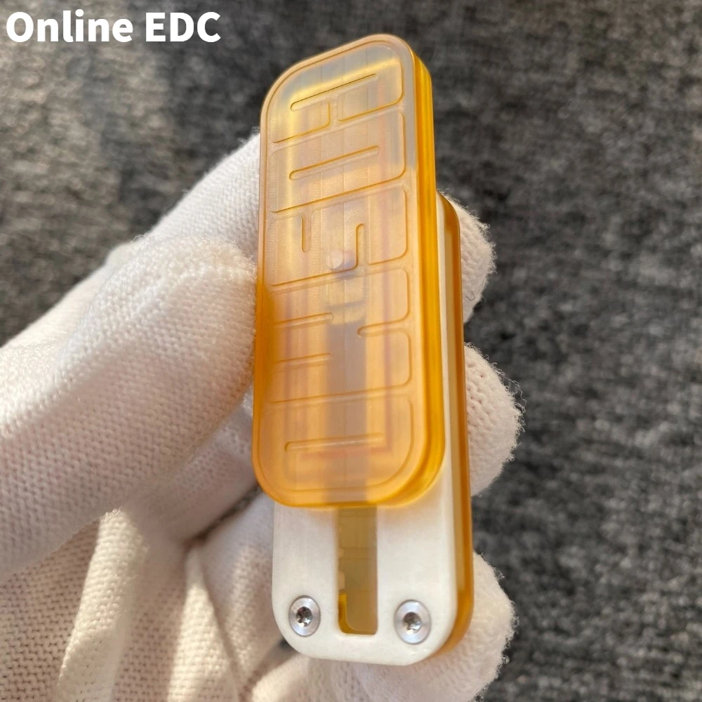 

Pre-owned Pre-owned 42COSMO EDC PEI Fidget Slider Stress Relief Toy Push Slider Anxiety Relief Gadgets Original Design