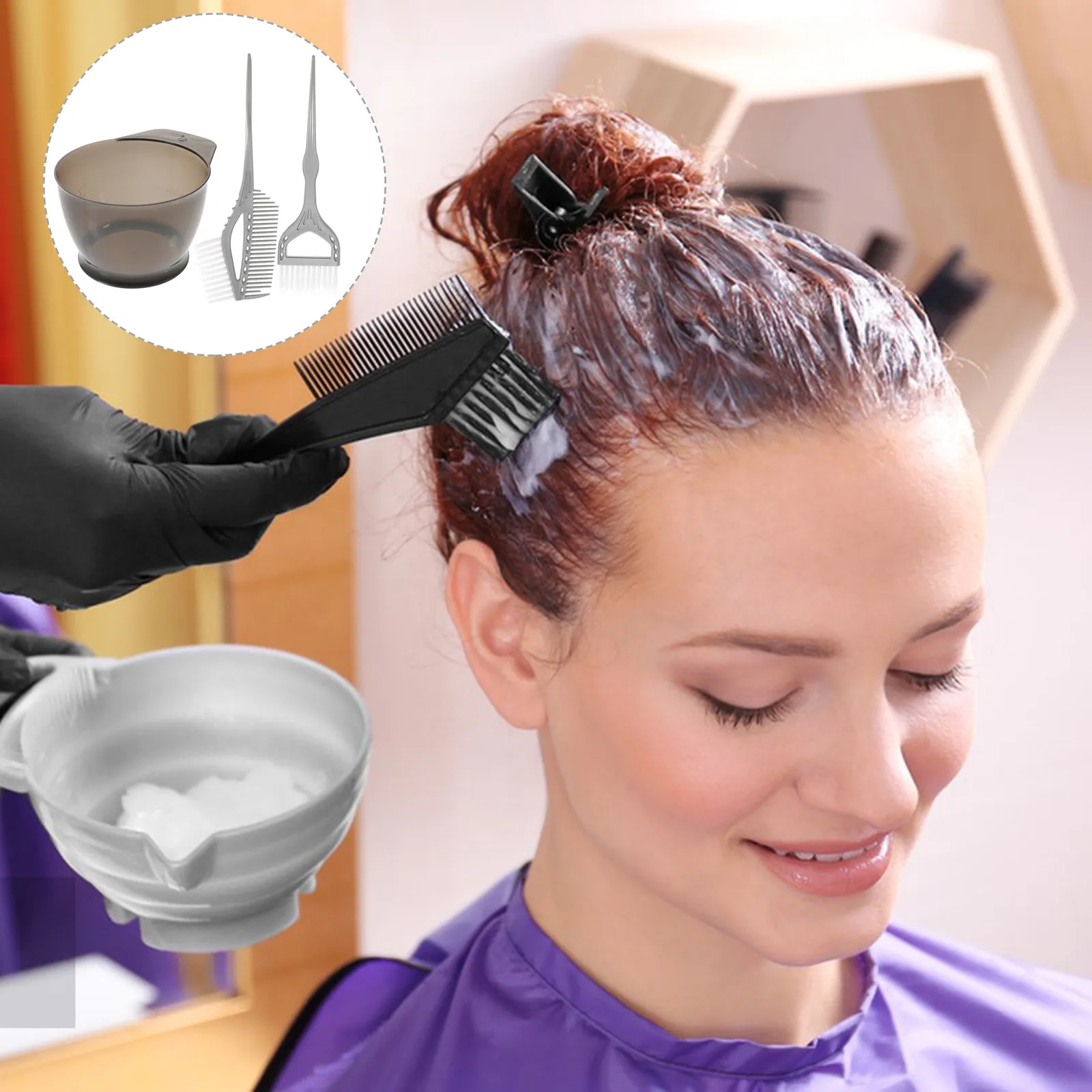 3Pcs Hair Dyeing To…