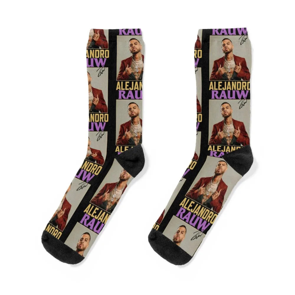 

Alejandro Vintage with Signature Socks moving stockings tennis funny sock Running Socks Men Women's
