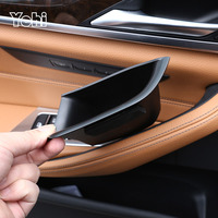 ABS Black For BMW 5 Series G30 2018-2022 Car Door Storage Box Multi functional Storage Box Car Interior Accessories