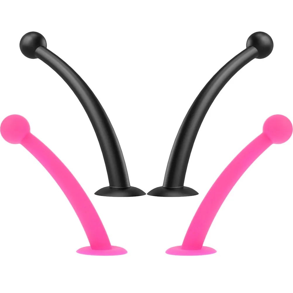 

4Pcs Small Tentacles Decoration Universal Fit Accessories Lightweight Supple Silicone Tentacles for Bike Helmets