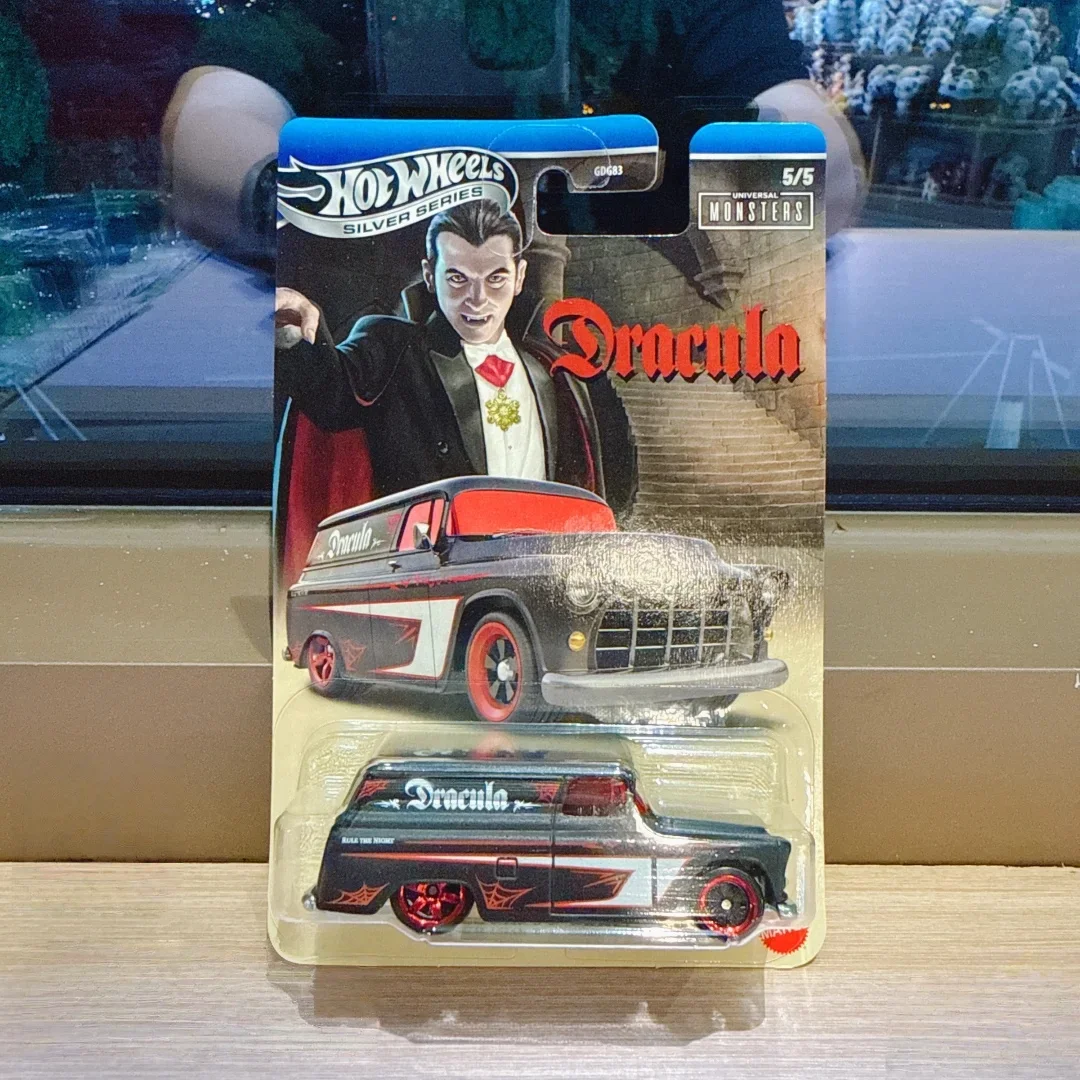 Hot Wheels Silver Series Themed Entertainment Assortment Universal Monsters Dracula FRANKENSTEIN MUMMY WOLFMAN 1:64 Diecast Car